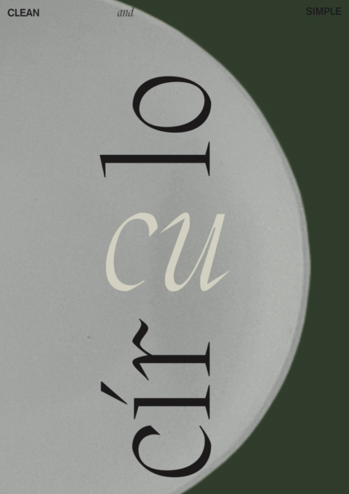 Bild zeigt Plakat mit einem Foto von einer Schale und dem Schriftzug "Circulo" im Vordergrund