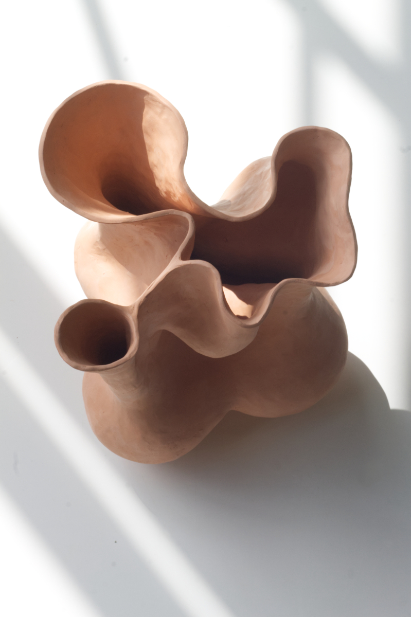 Bild zeigt organisch geformte Vase